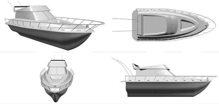 Catia Ders Çalışması Yat Modelleme